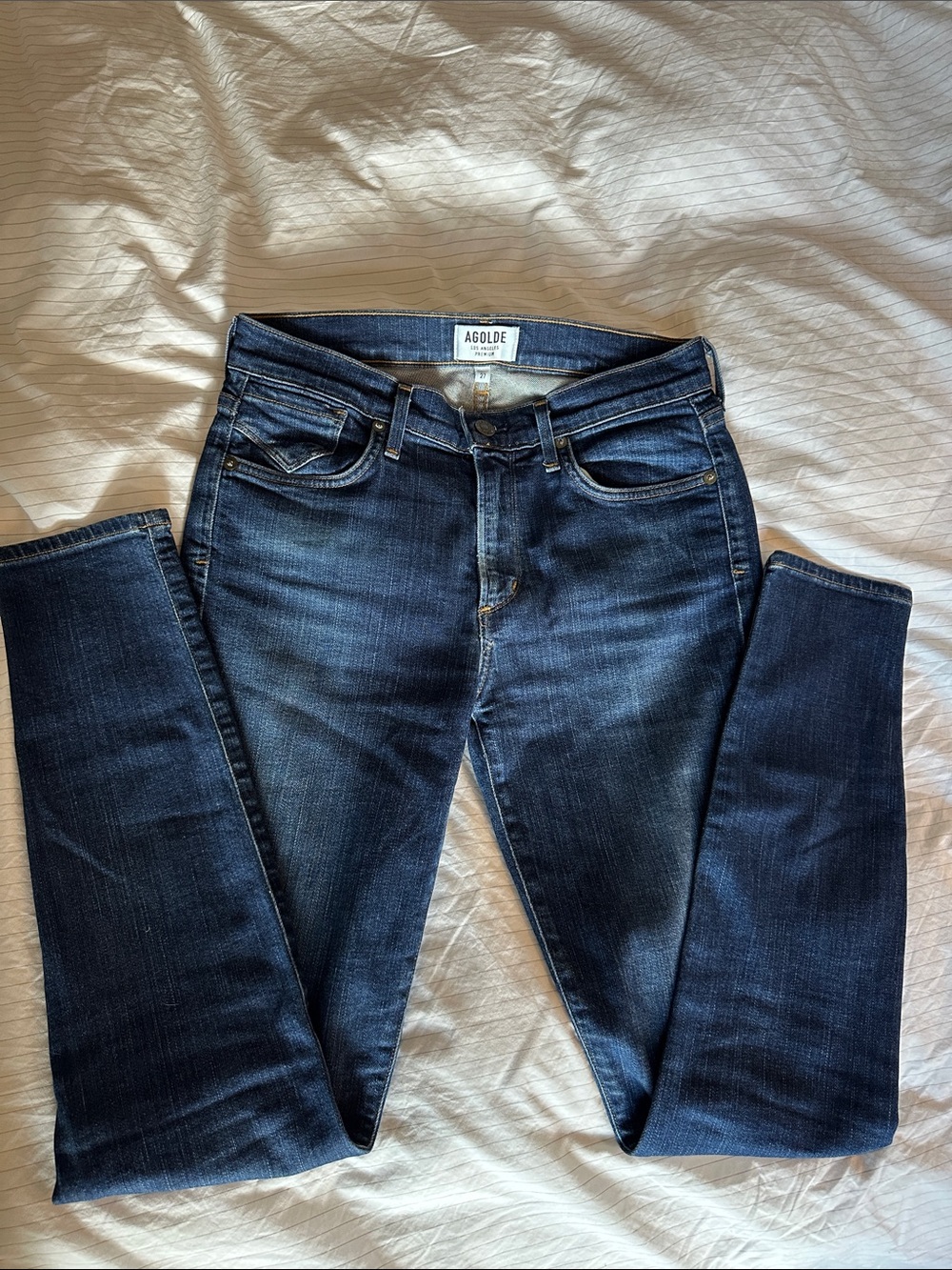 Agolde Women's Indigo Skinny Jeans